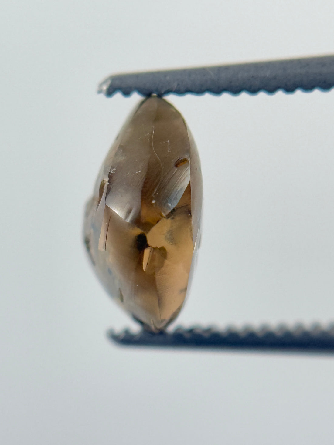 1.88 Ct Rough Rose Cut Yellow and Grey Natural Fancy Diamond