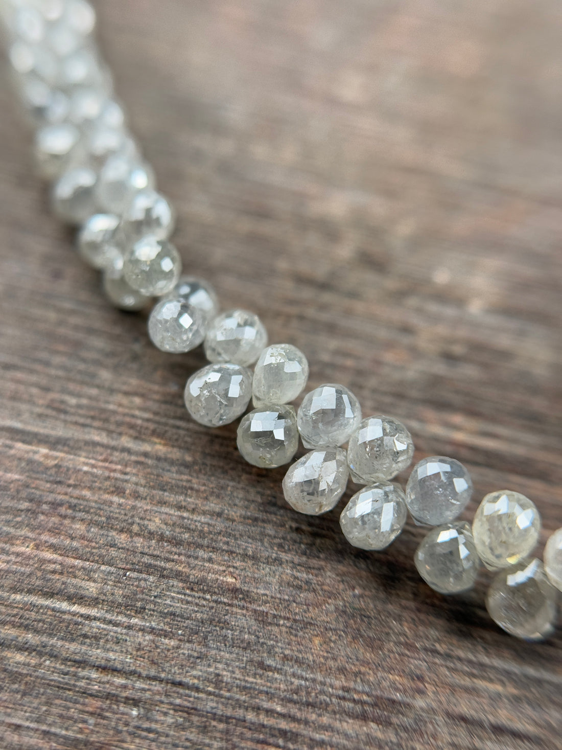 3 to 4 MM Round Beads Rose Cut White Natural Polished Diamond
