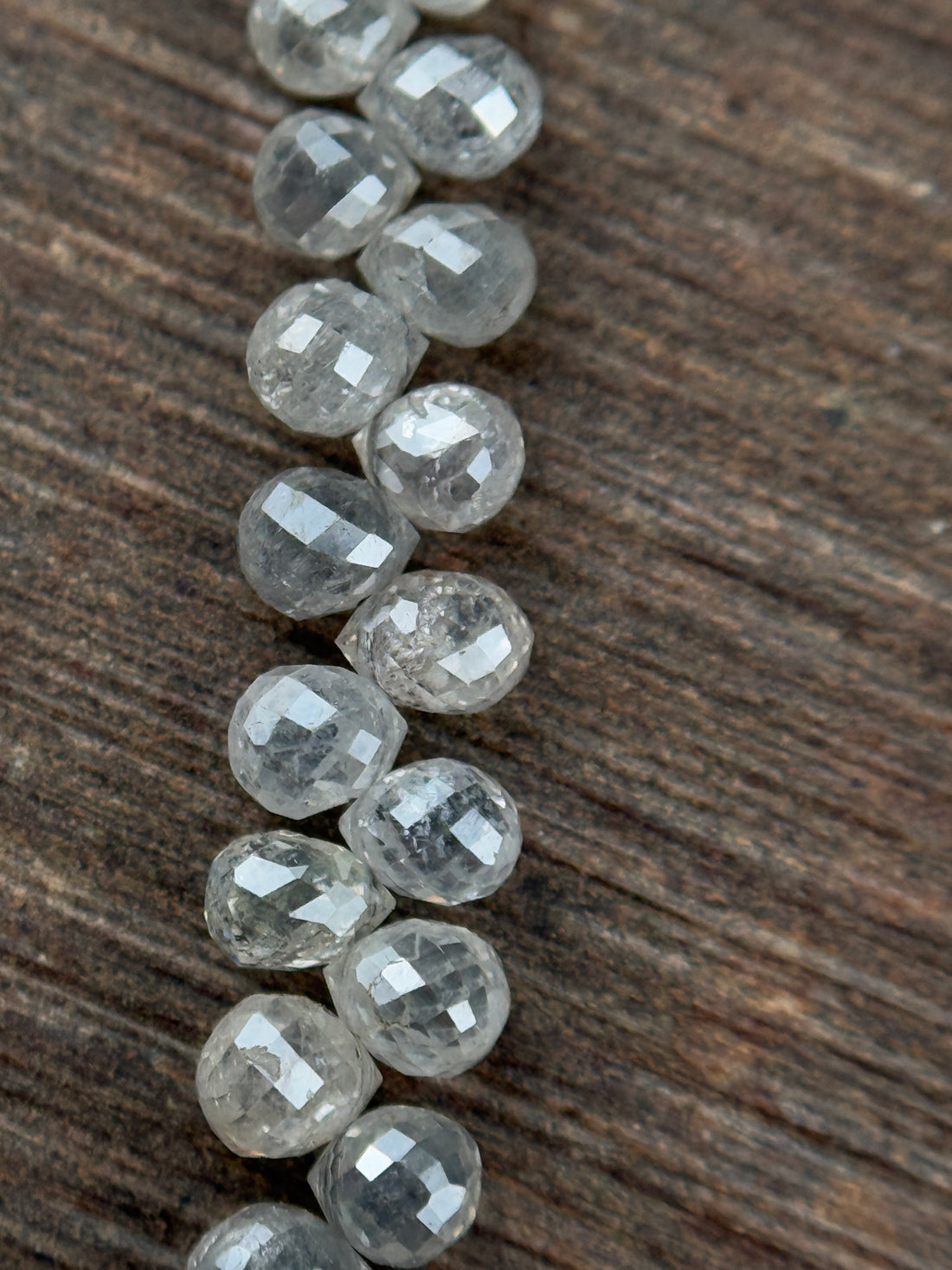 3 to 4 MM Round Beads Rose Cut White Natural Polished Diamond