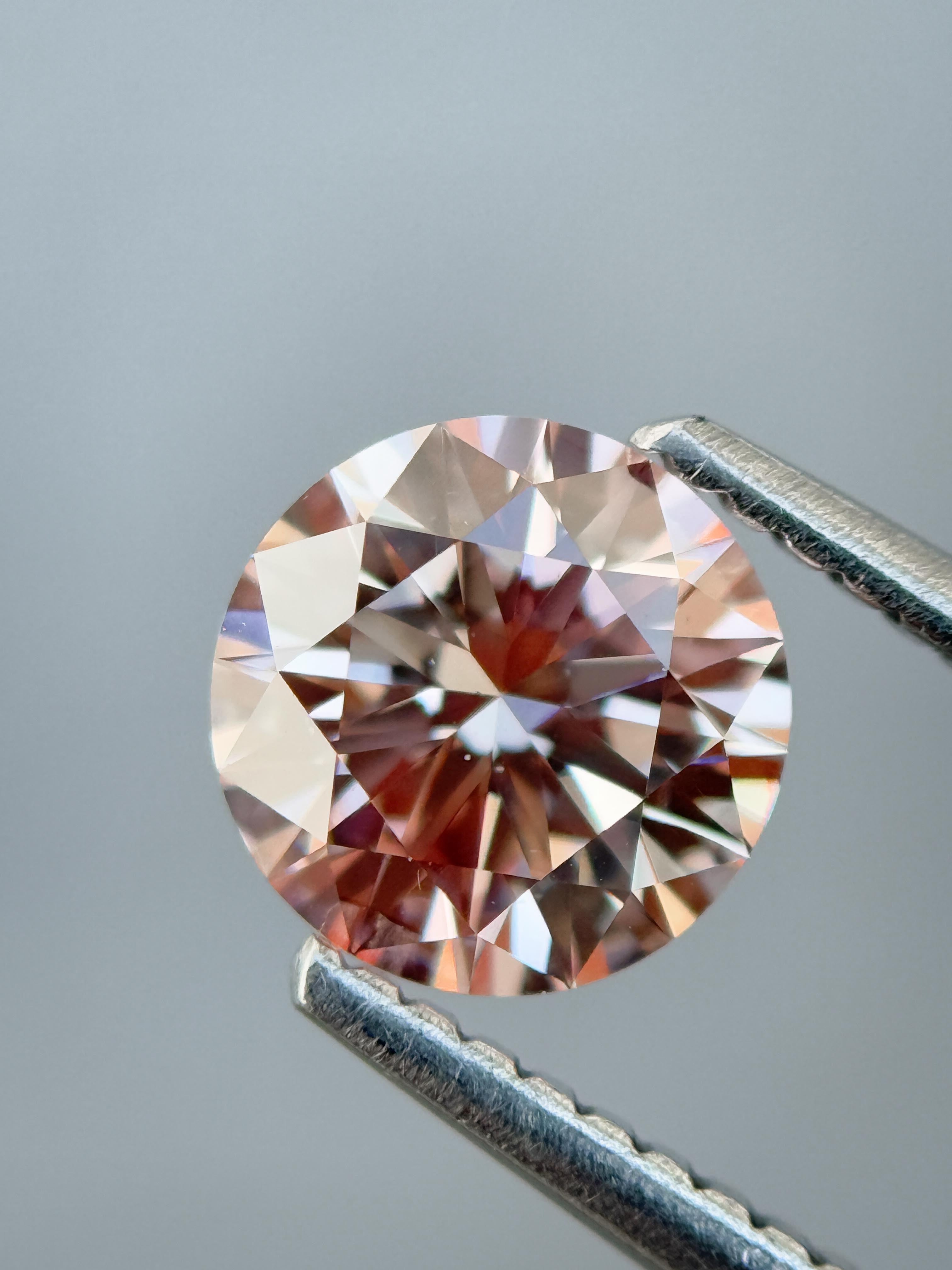 1.13 Ct Round Rose Cut Grey Natural Salt and Pepper Diamond