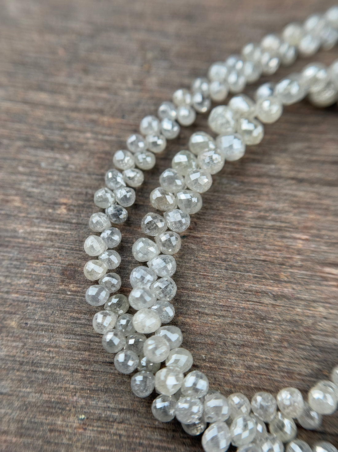 3 to 4 MM Round Beads Rose Cut White Natural Polished Diamond