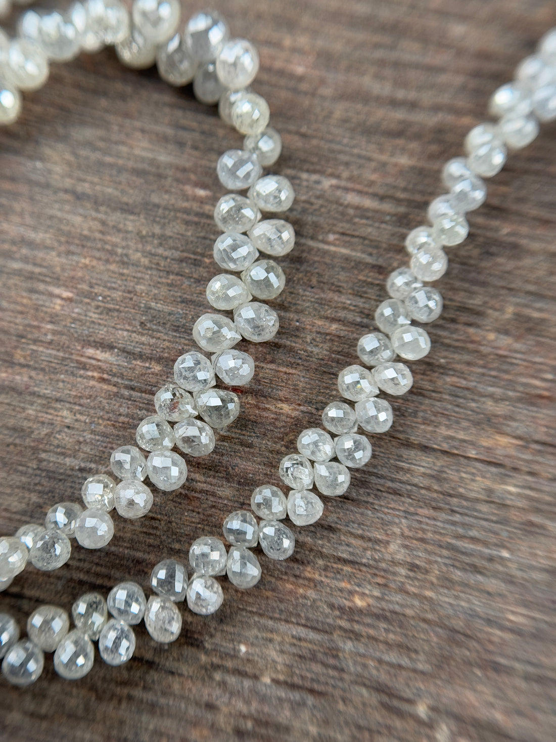3 to 4 MM Round Beads Rose Cut White Natural Polished Diamond