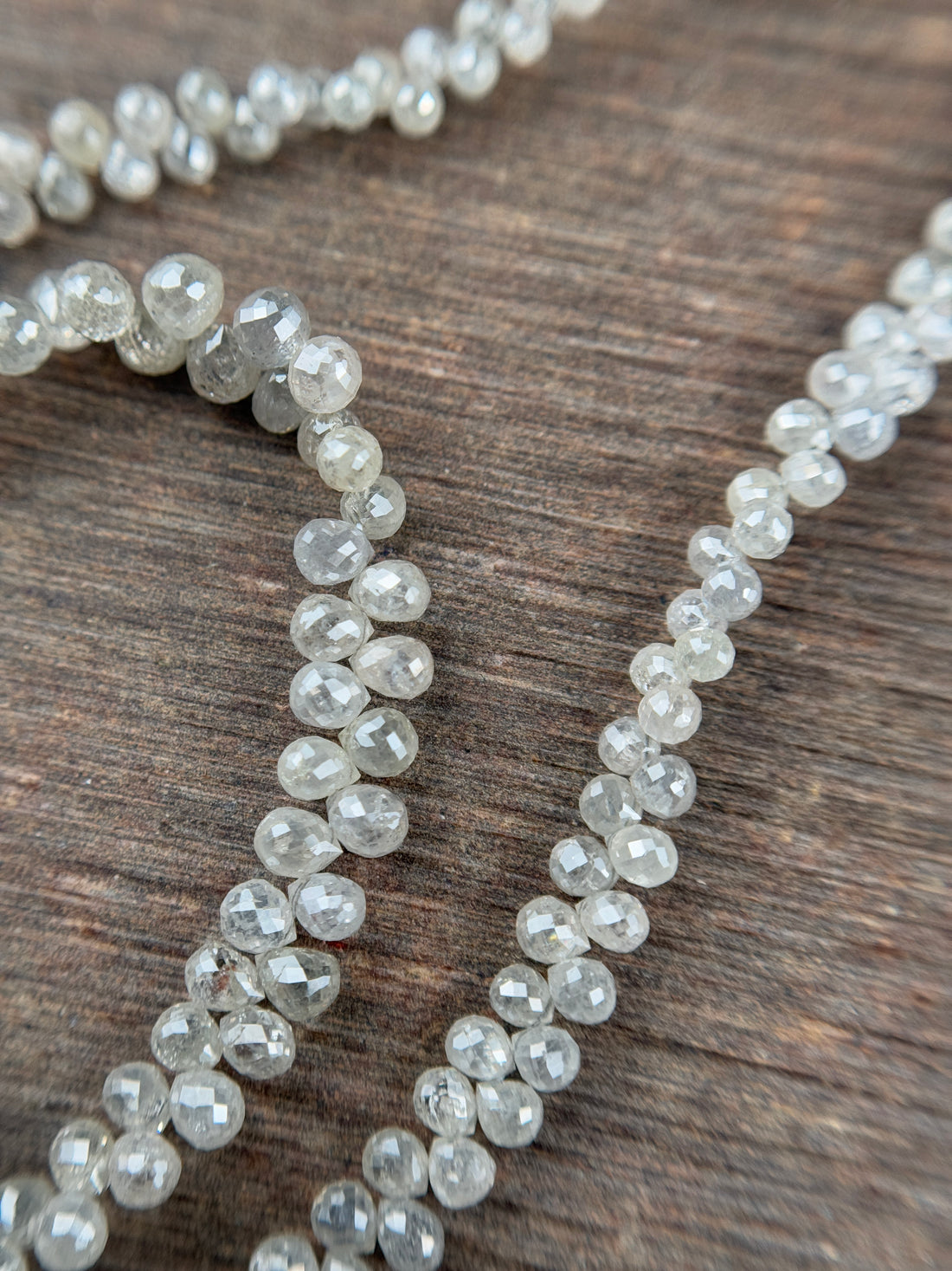 3 to 4 MM Round Beads Rose Cut White Natural Polished Diamond