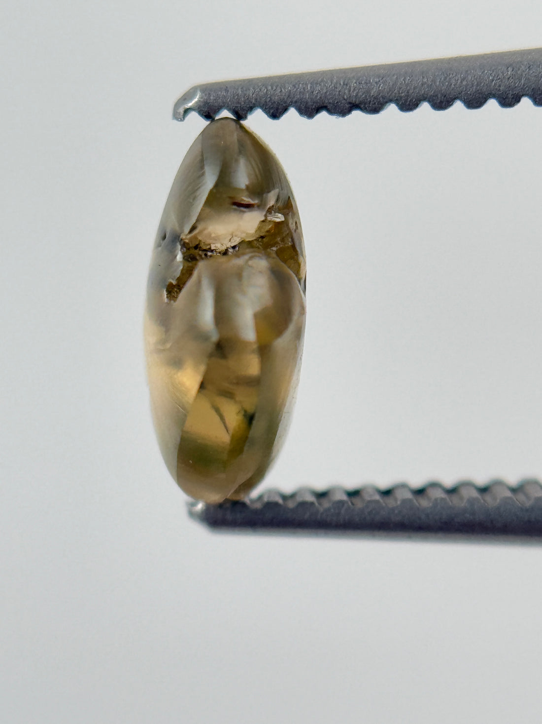 0.96 Ct Rough Rose Cut Green Natural Minimalist Diamond
