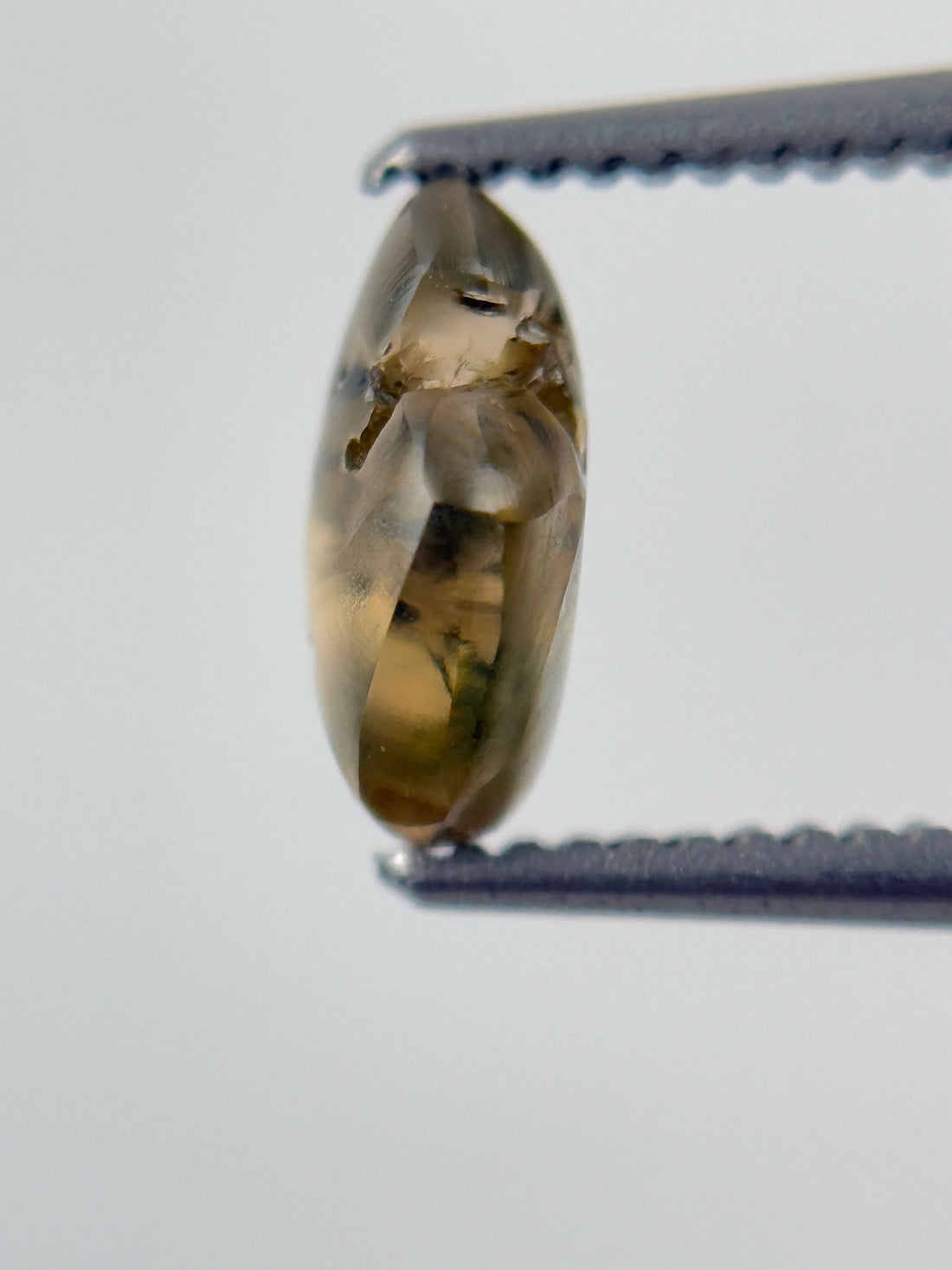 0.96 Ct Rough Rose Cut Green Natural Minimalist Diamond