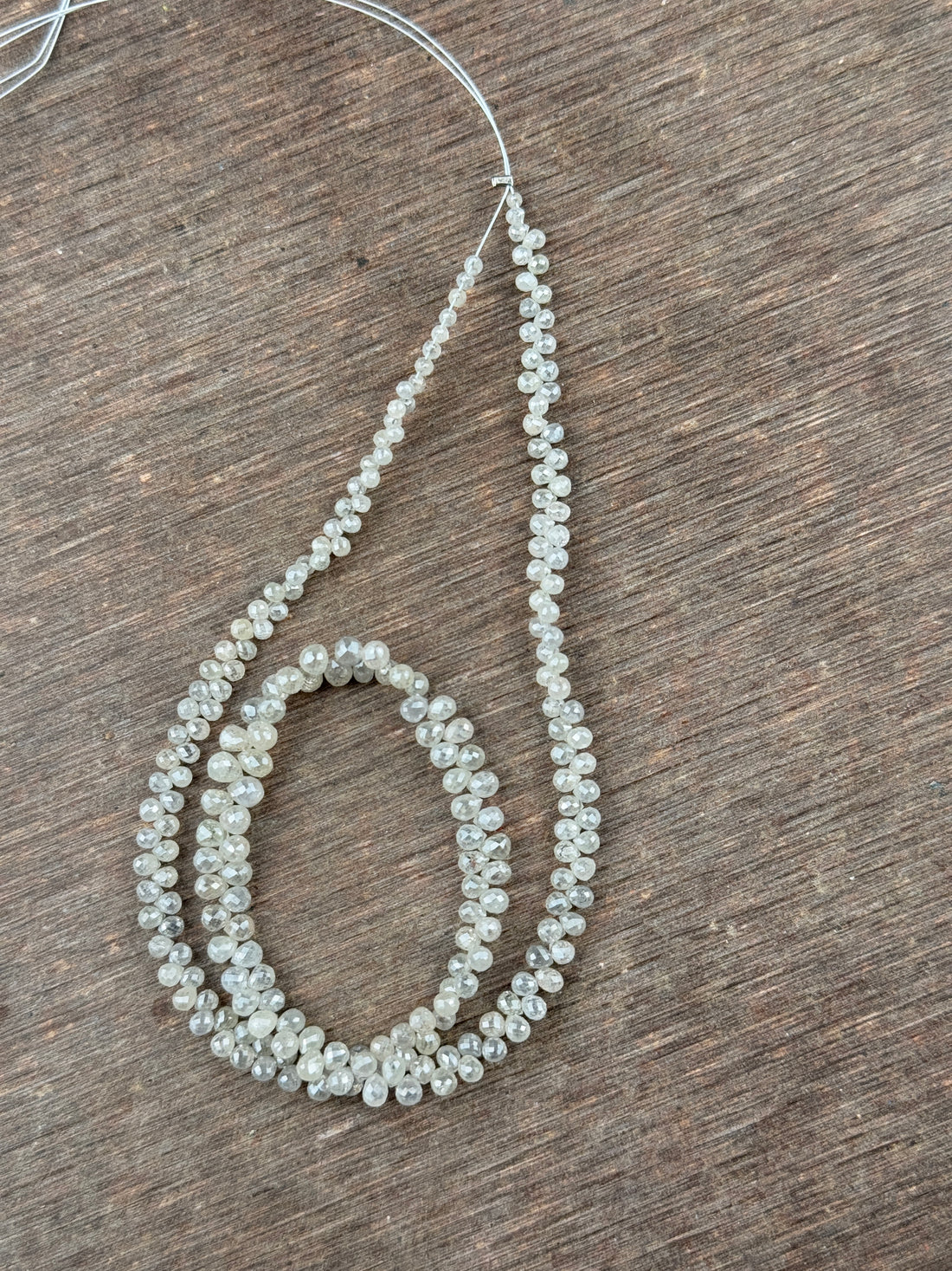 3 to 4 MM Round Beads Rose Cut White Natural Polished Diamond