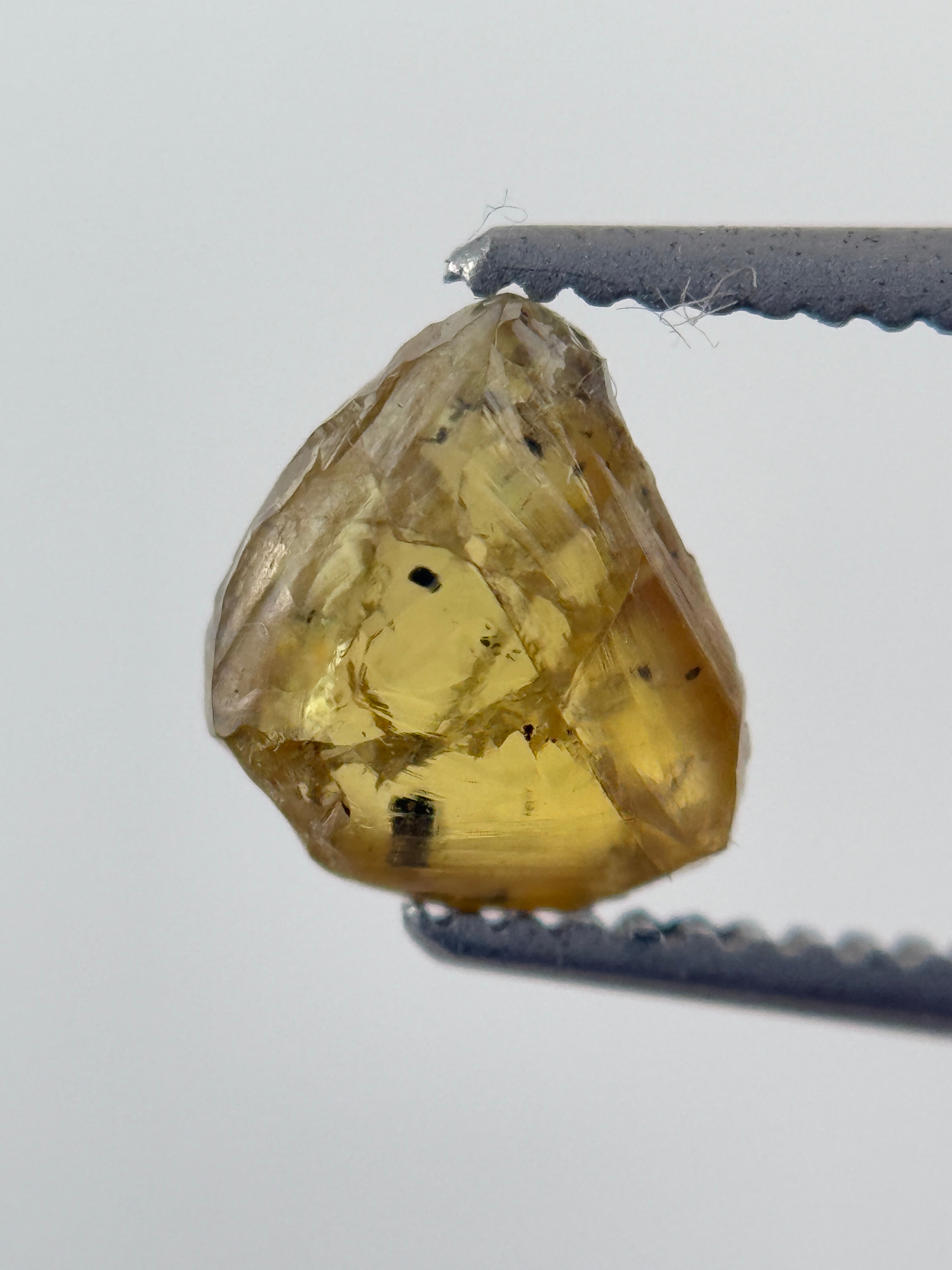 1.08 Ct Rough Rose Cut Brown Natural Minimalist Diamond