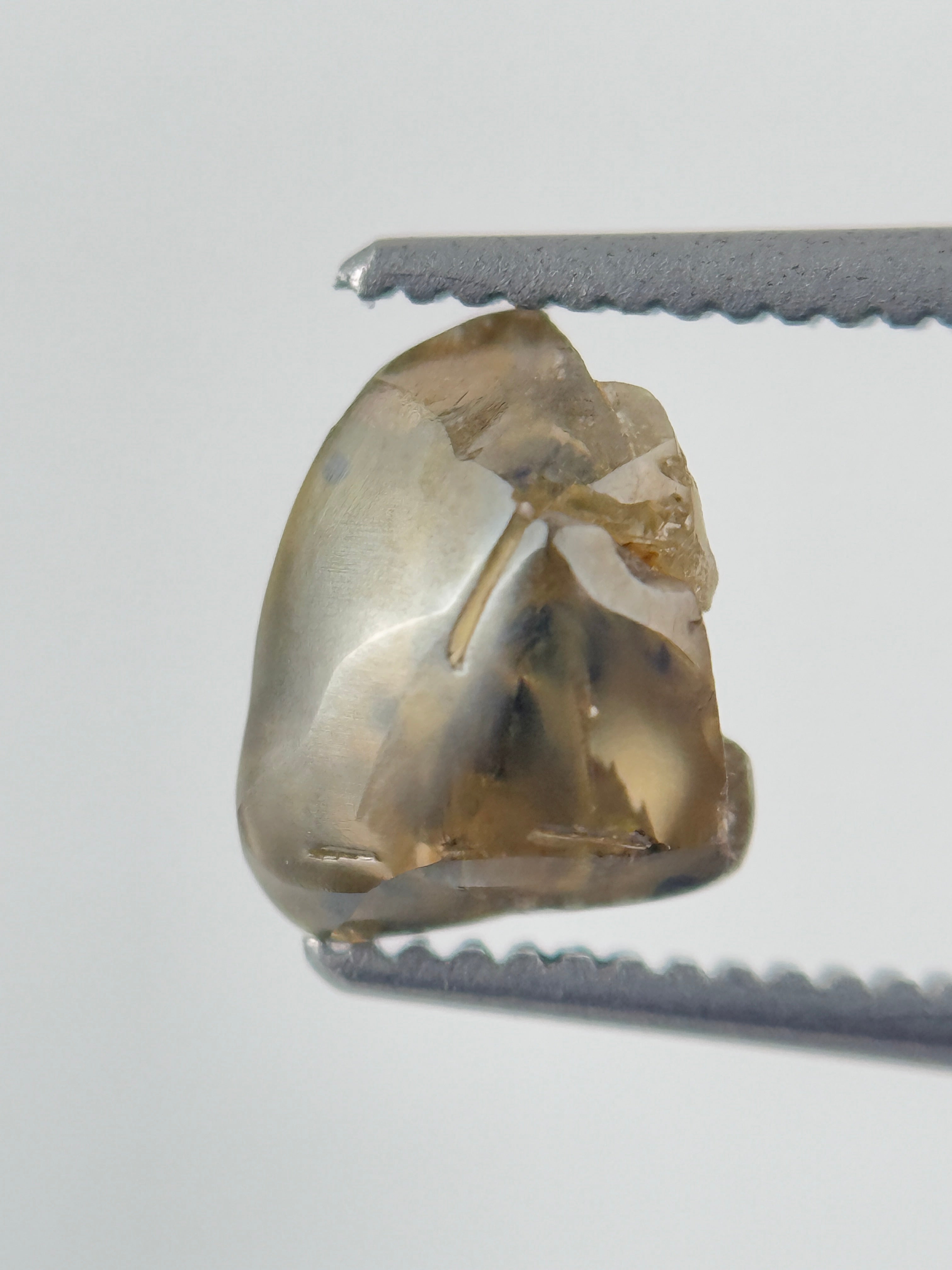 1.20 Ct Rough Rose Cut Green Natural Fancy Diamond
