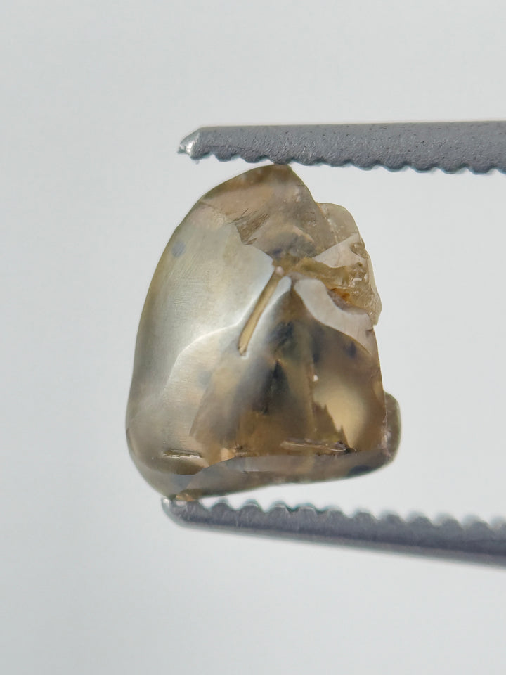 1.20 Ct Rough Rose Cut Green Natural Fancy Diamond