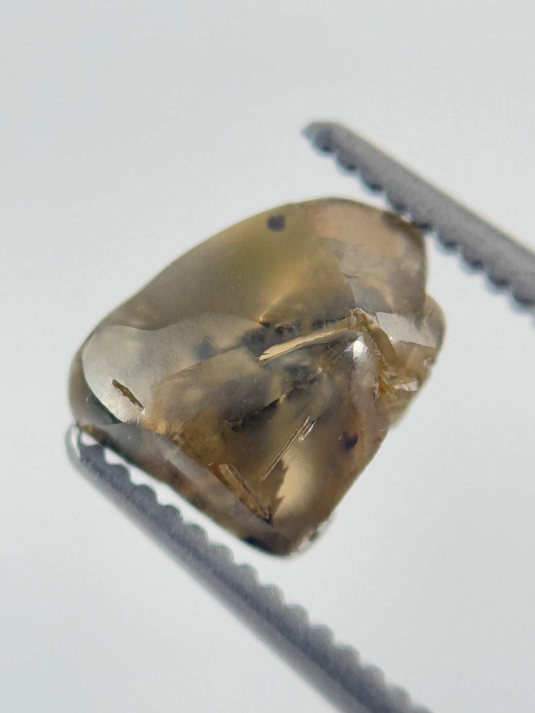 1.20 Ct Rough Rose Cut Green Natural Fancy Diamond