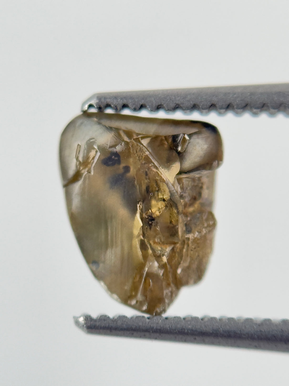 1.20 Ct Rough Rose Cut Green Natural Fancy Diamond