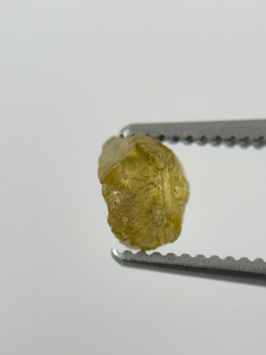 0.67 Ct Rough Rose Cut Yellow Natural Fancy Diamond