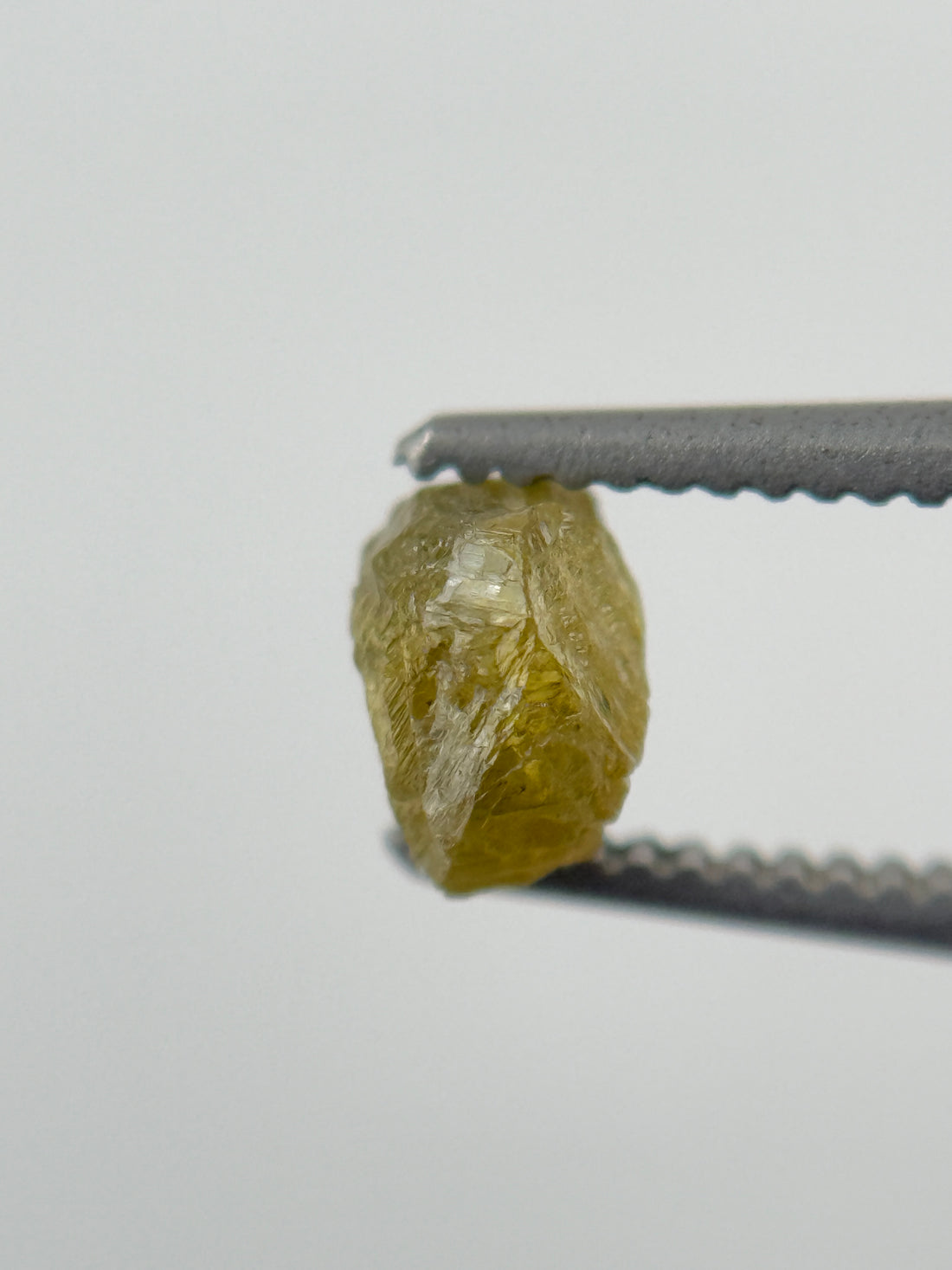0.67 Ct Rough Rose Cut Yellow Natural Fancy Diamond