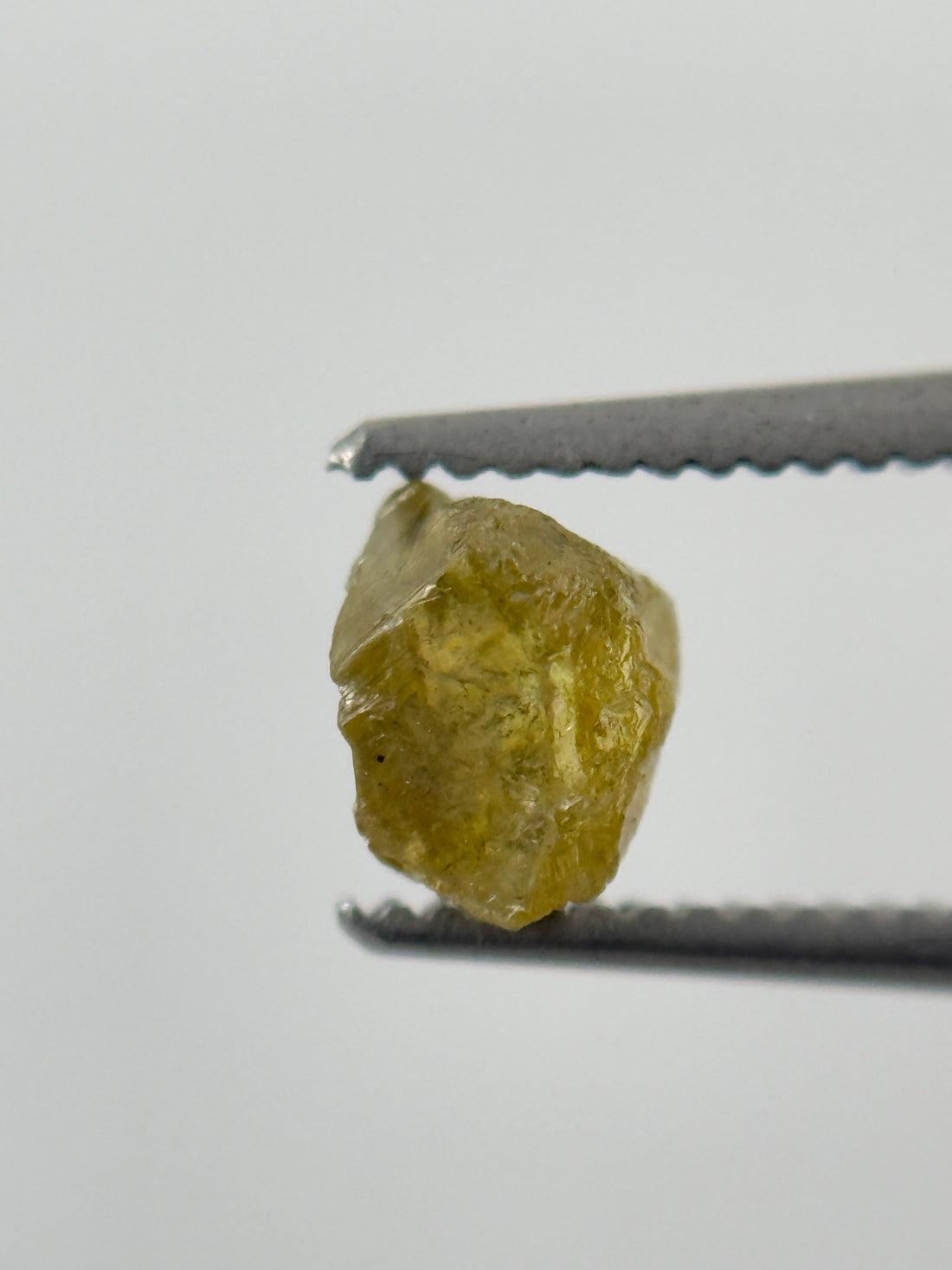 0.67 Ct Rough Rose Cut Yellow Natural Fancy Diamond