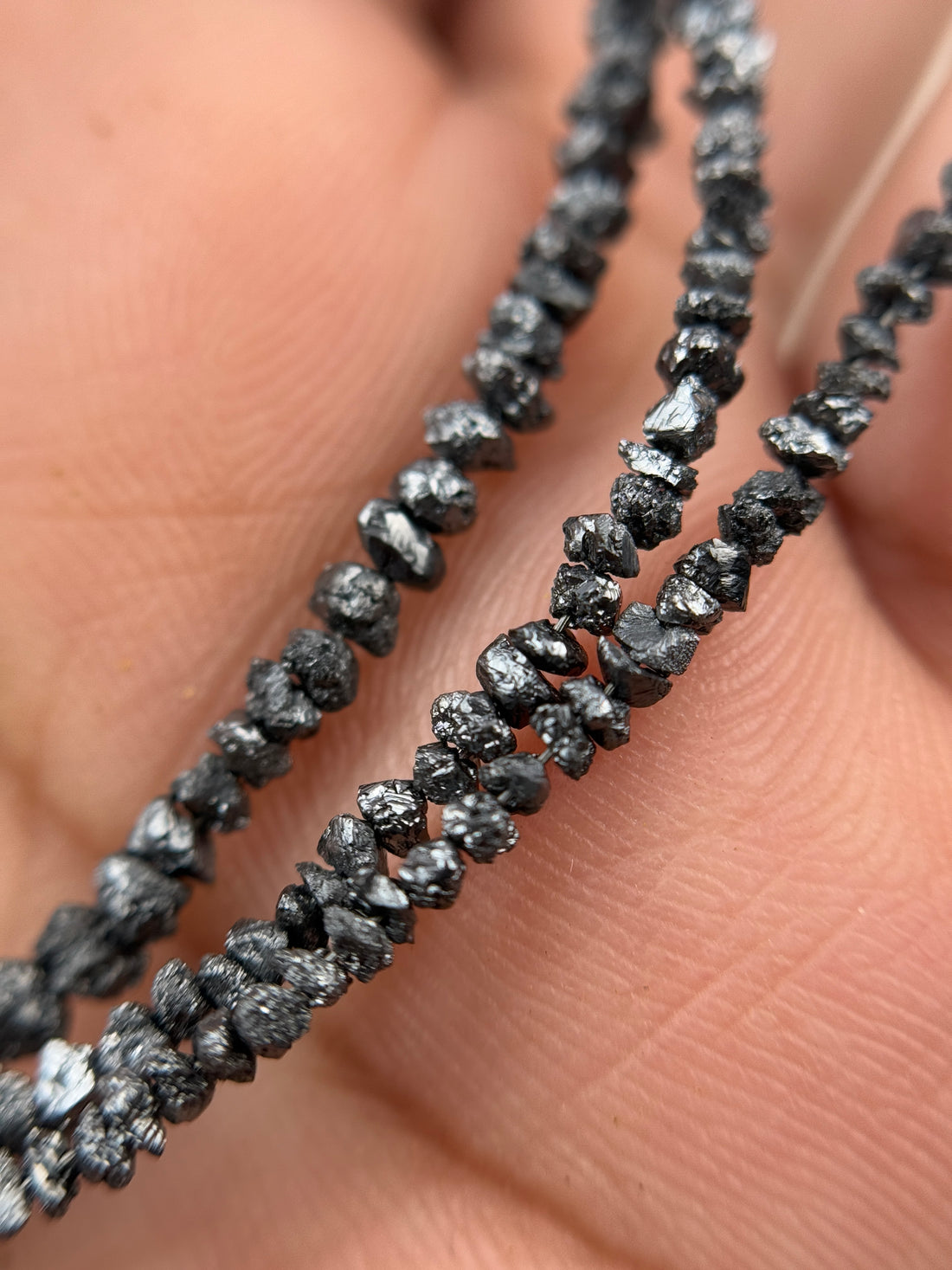 20 Ct Cubes Uncut Black Natural Unpolished Diamond