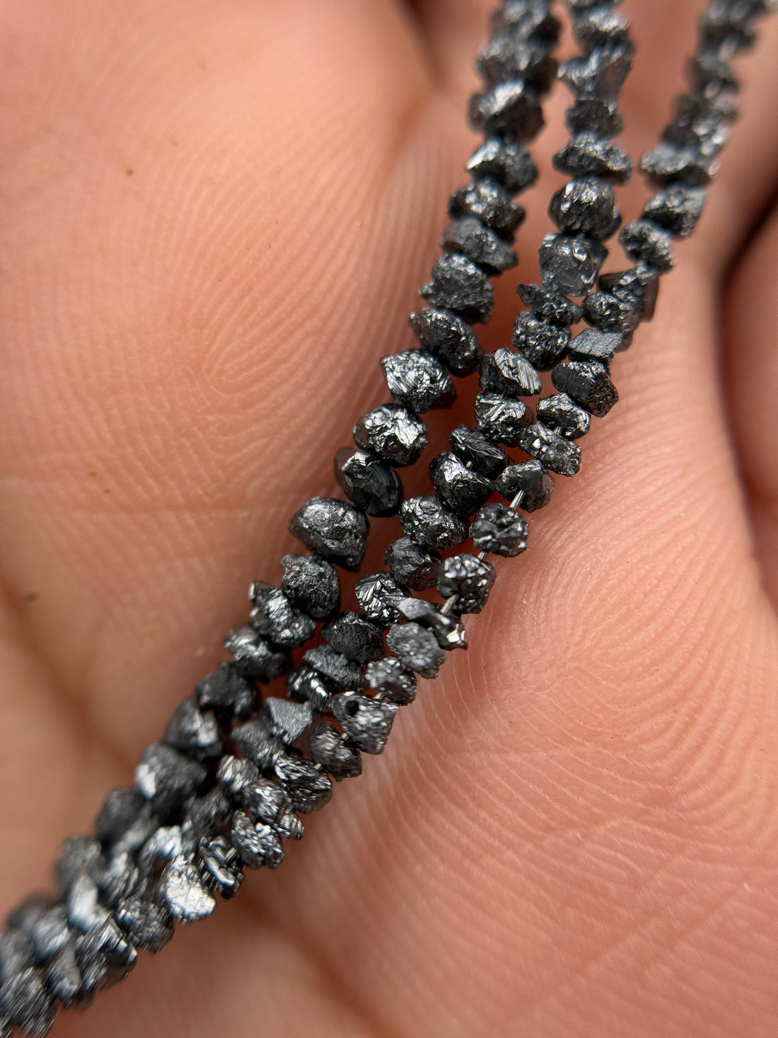 20 Ct Cubes Uncut Black Natural Unpolished Diamond