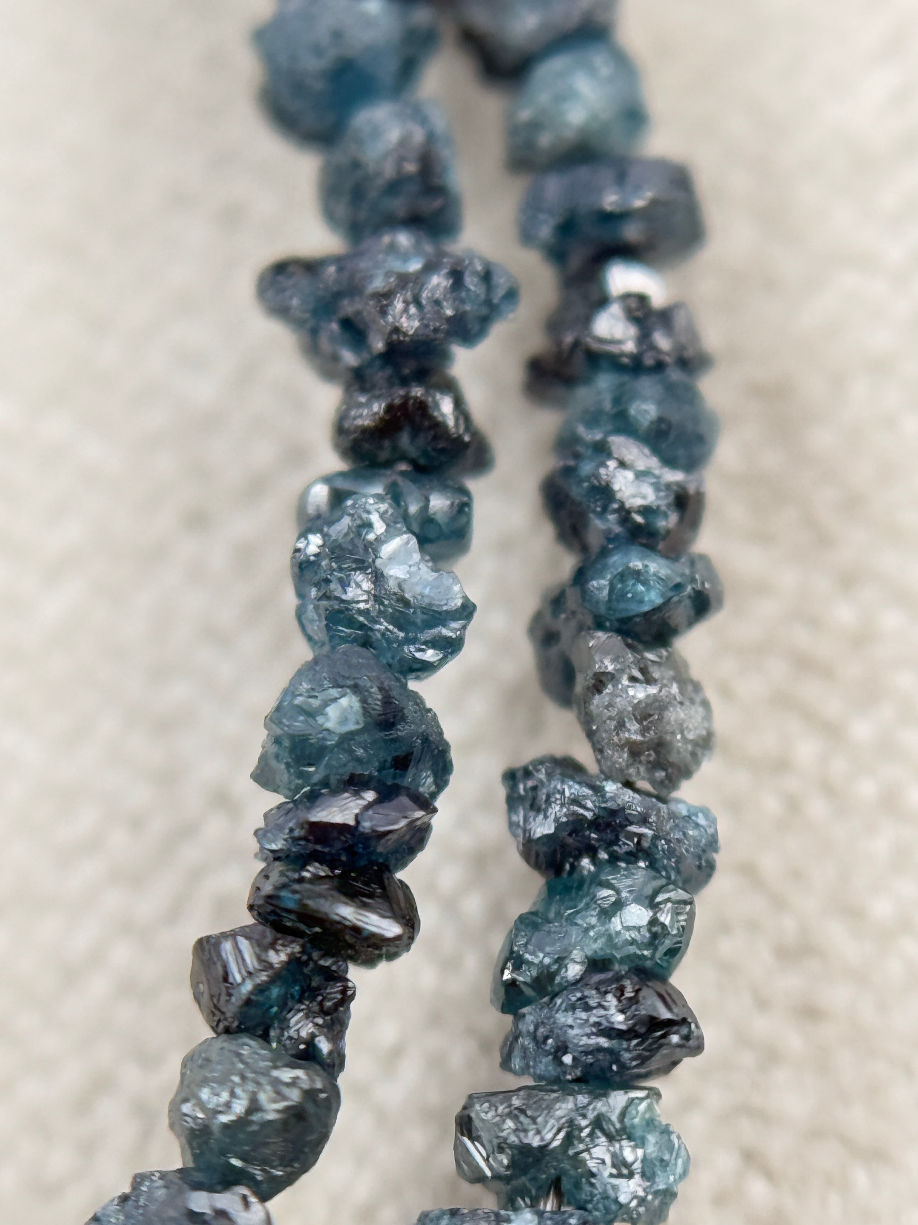 20 Ct Cubes Uncut Blue Natural Unpolished Diamond