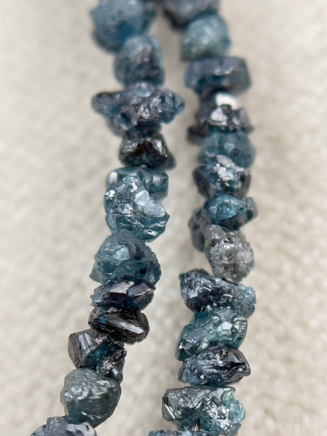 20 Ct Cubes Uncut Blue Natural Unpolished Diamond