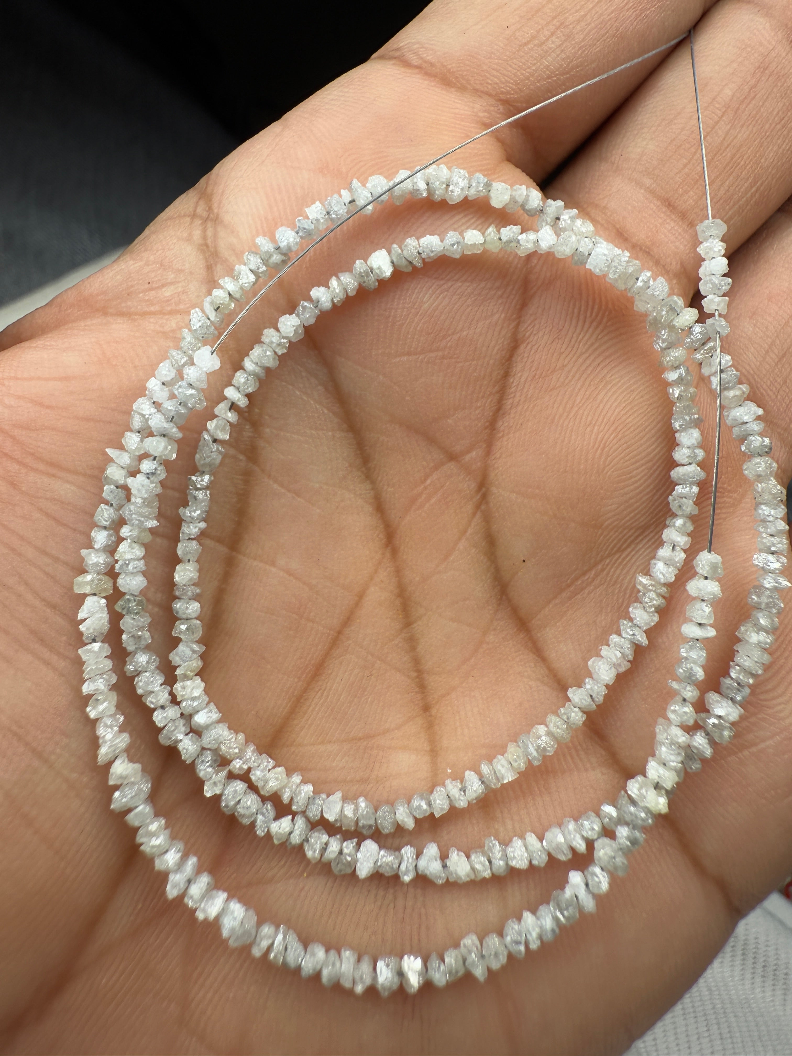 20 Ct Cubes Uncut White Natural Minimalist Diamond