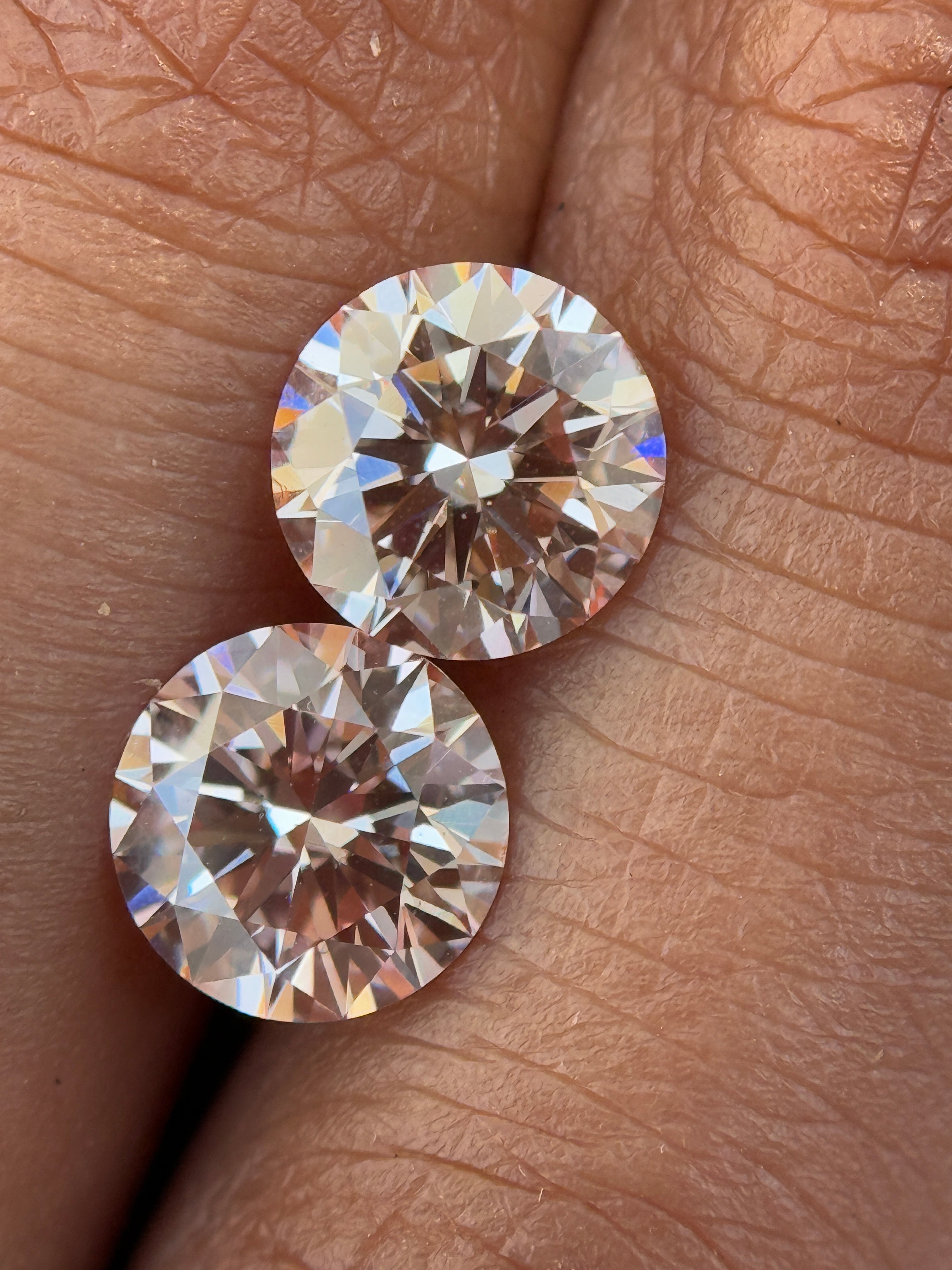 2.29 Ct Round Brilliant Cut Pink Natural Salt and Pepper Diamond