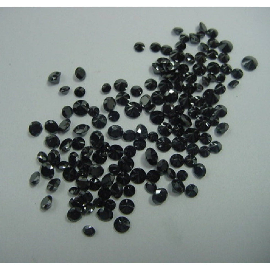 1.00 Ct Round Brilliant Cut Black Natural Loose Diamond