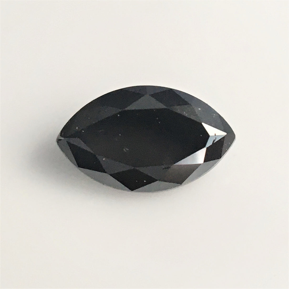5 MM Marquise Rose Cut Black Natural Loose Diamond