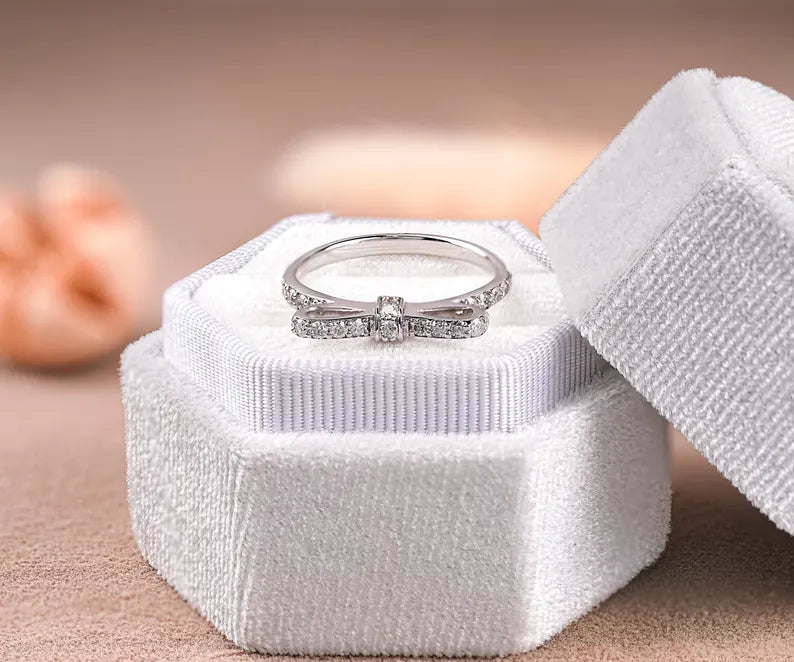 14K Solid Yellow Gold With Lab Oval Diamond Promise Ring